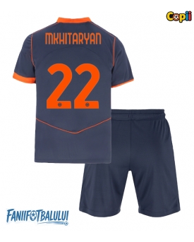 Inter Milan Henrikh Mkhitaryan #22 Echipament de Fotbal Replică 2025-26 Copii Treilea (+ Șorturi)